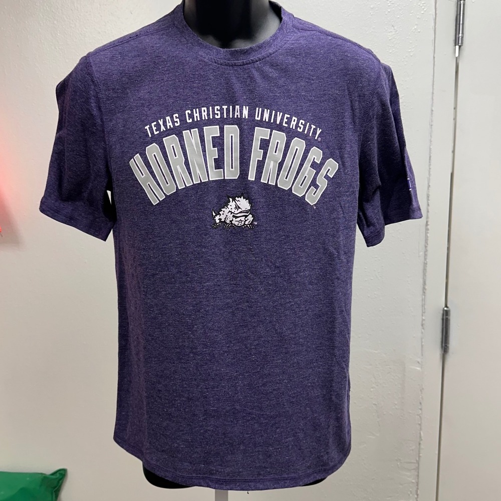 Texas Christian University TCU Horned Frogs Purple Champion T-Shirt Size‎ Small